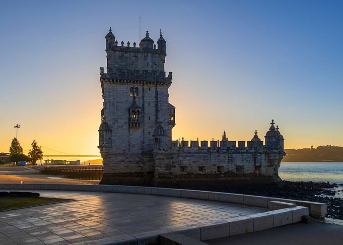 Belem Tower At Sunrise