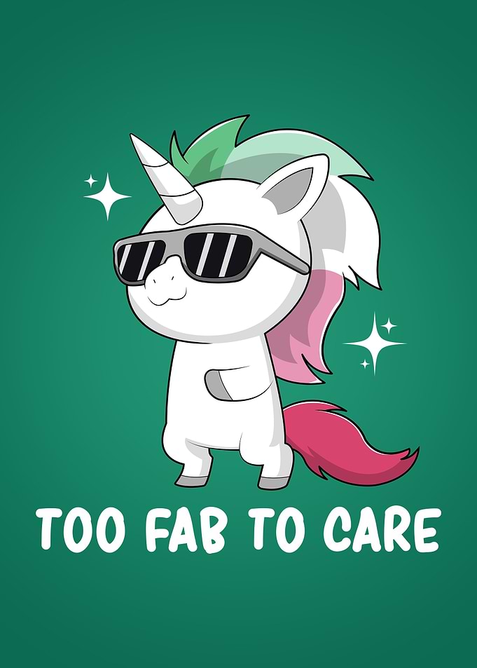 Abrosexual Cute Unicorn