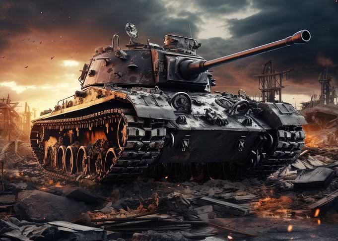 World War Battle Tank