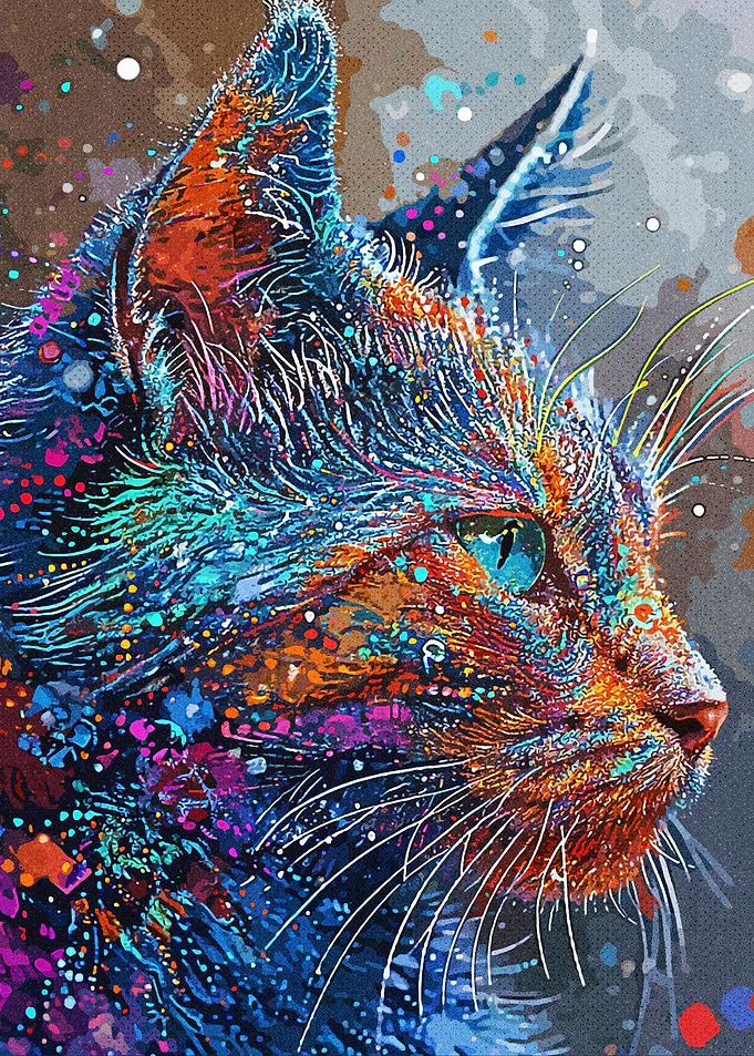 Abstract Cat