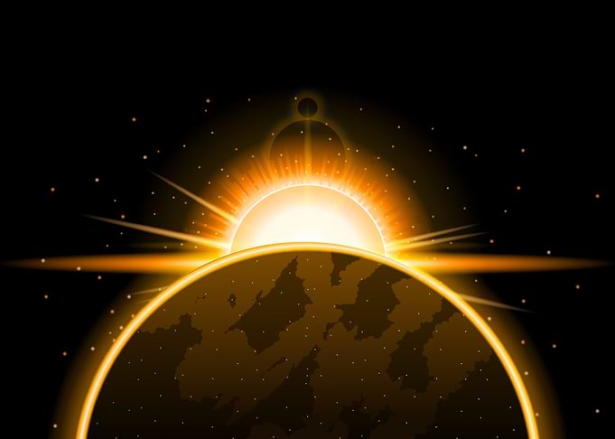 Solar Eclipse Sun