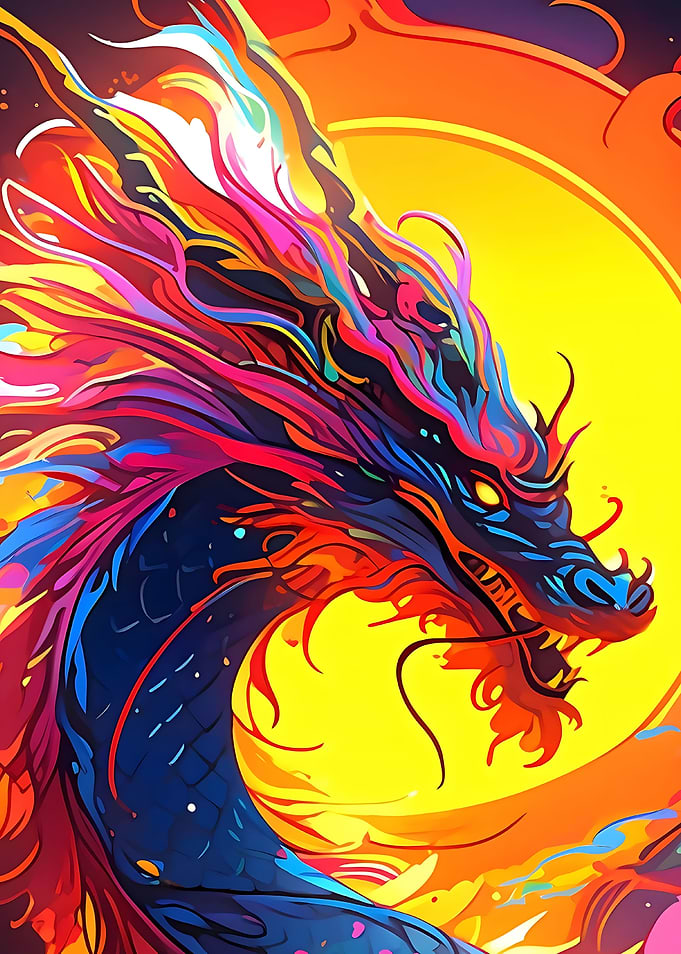 beautiful Chinese dragon