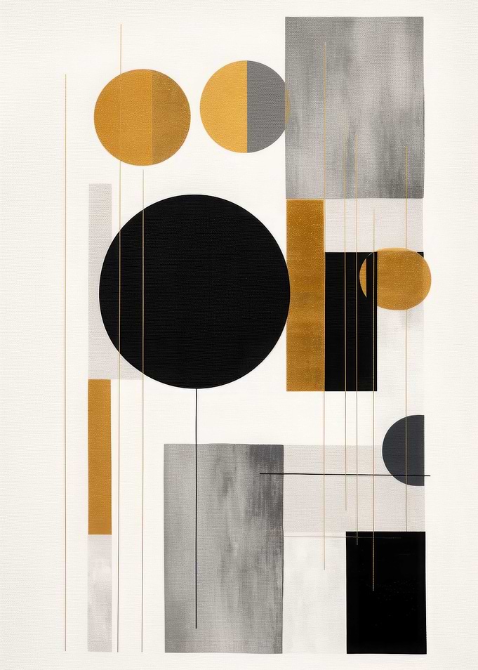 Bauhaus Gold Decor