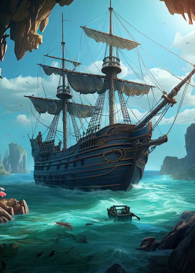 Sunken Pirate Ship