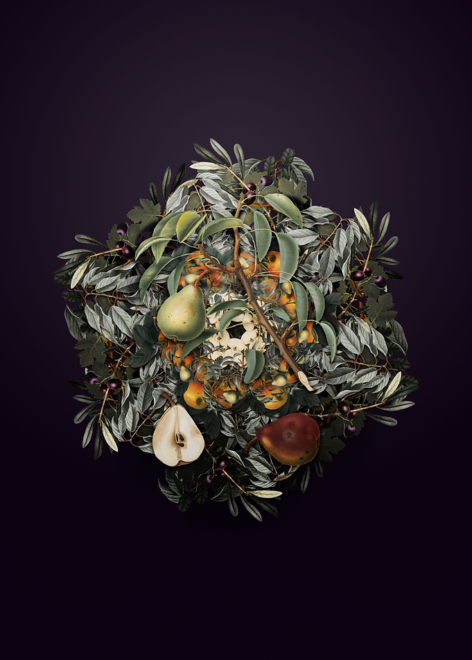Pear Fruit Wreath
