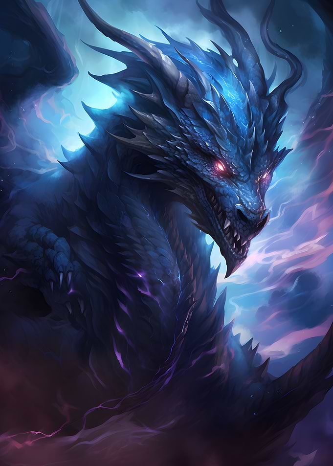 Blue Dragon Displate