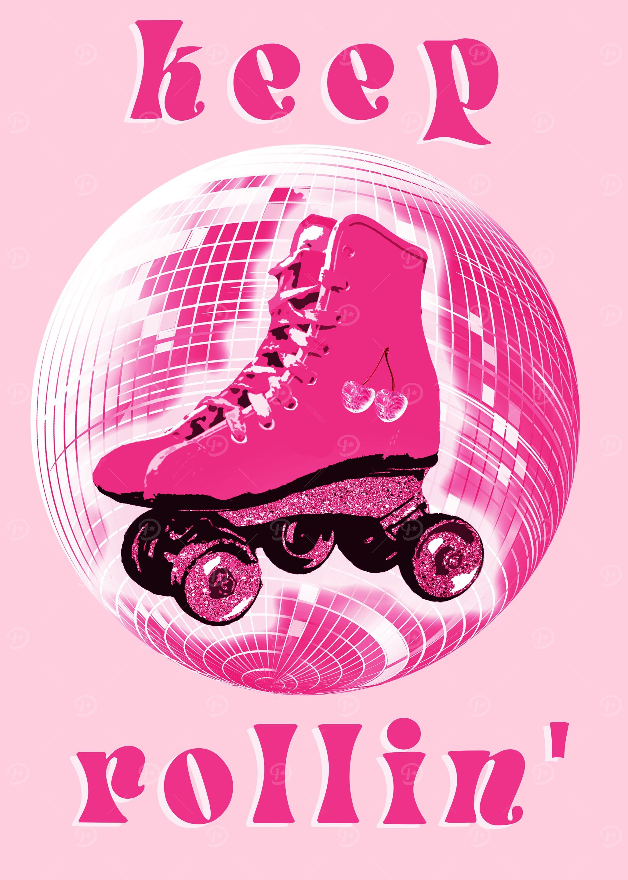 Keep Rolling Rollerskate