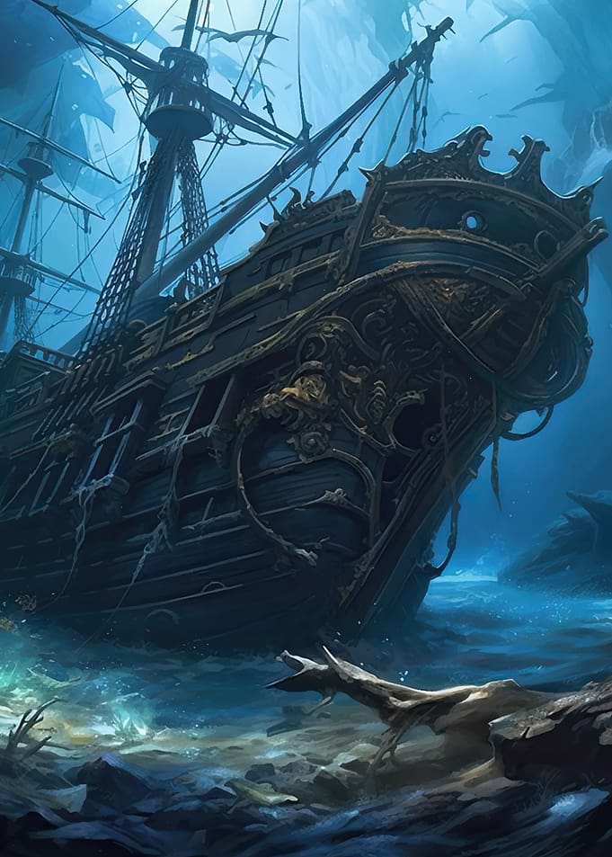 Sunken Pirate Ship