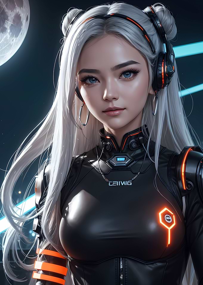 Girl in black