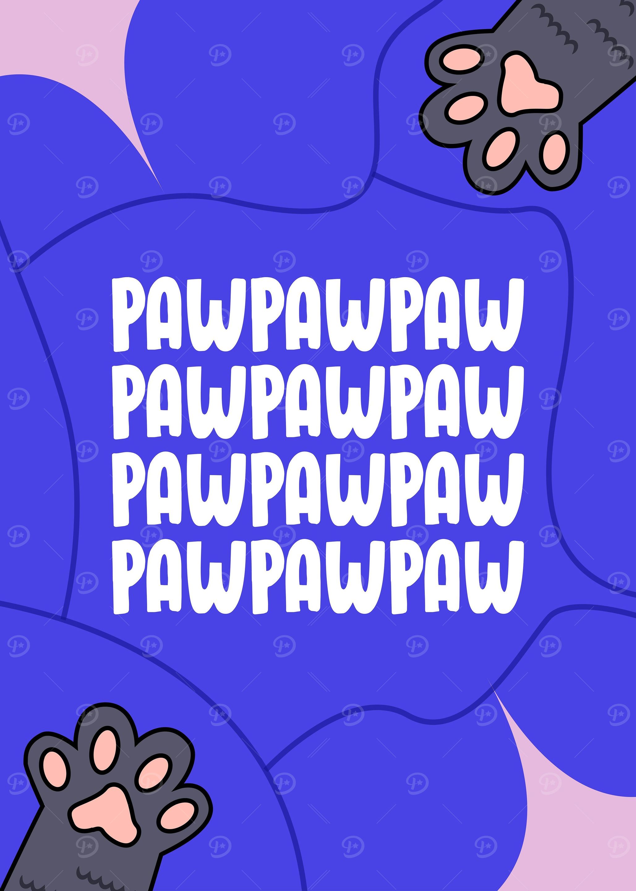 Funny Cat Paw