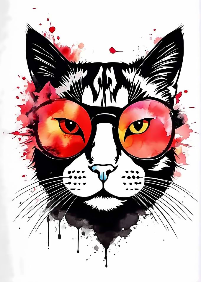 Watercolor Cat