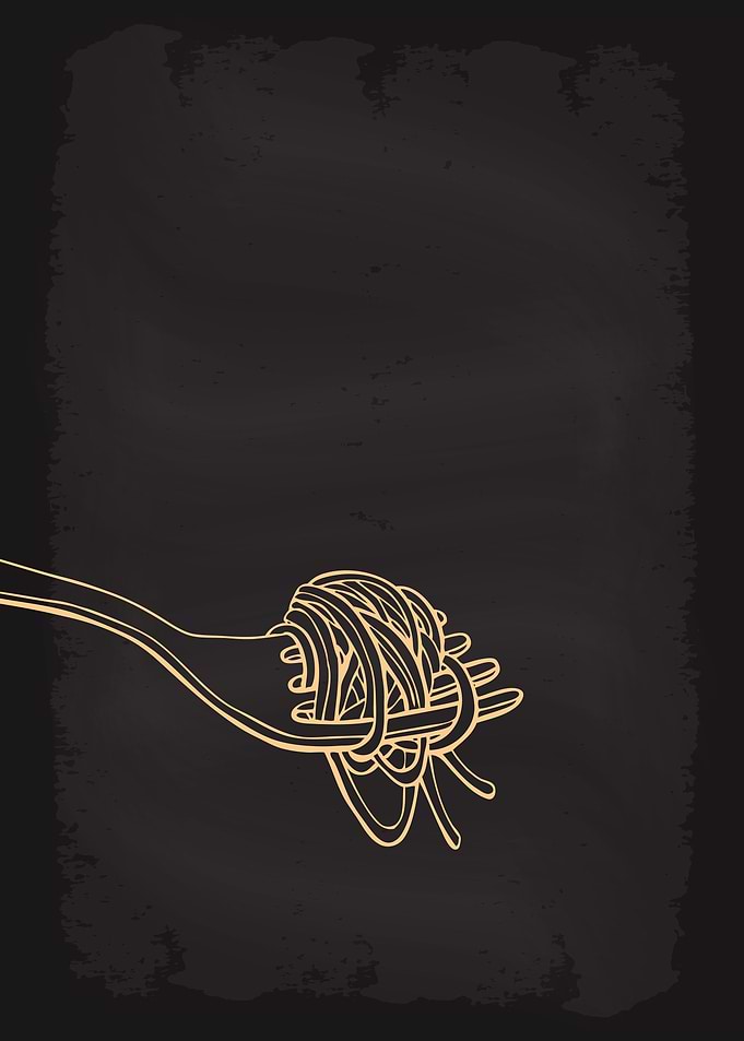 Pasta Menu Spaghetti Fork