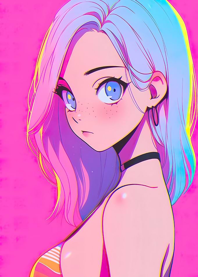 beautiful woman anime
