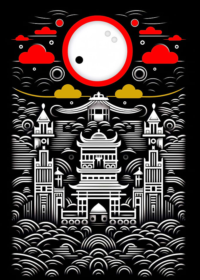 Black art japan