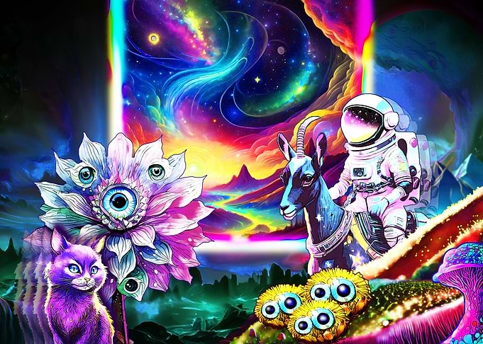 Trippy Cosmic Crusade