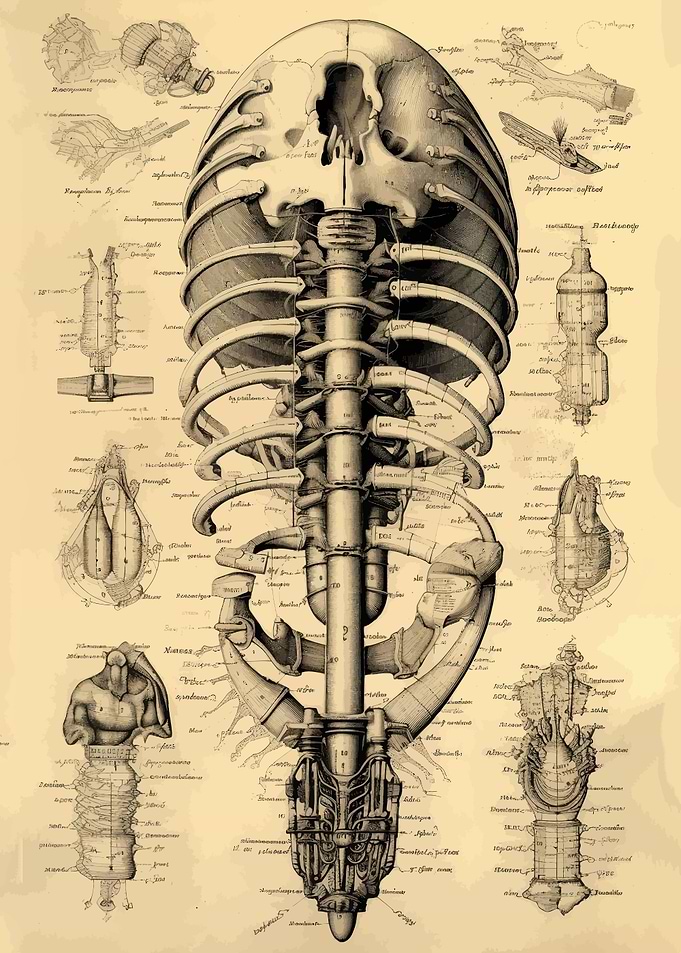 Human Spine Bone Medicine