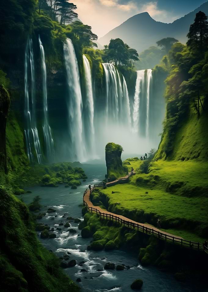 Majestic Waterfall
