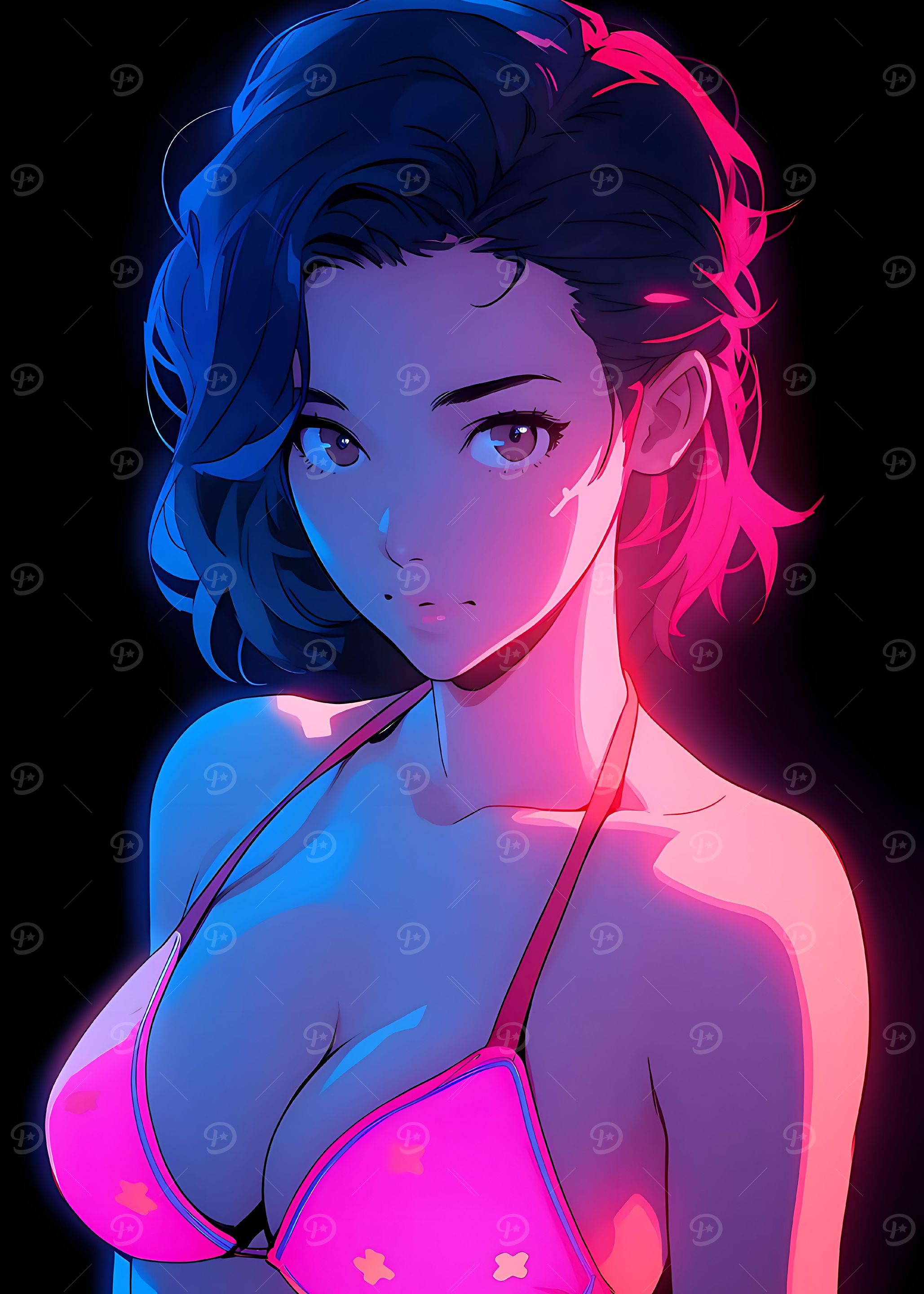 beautiful woman anime