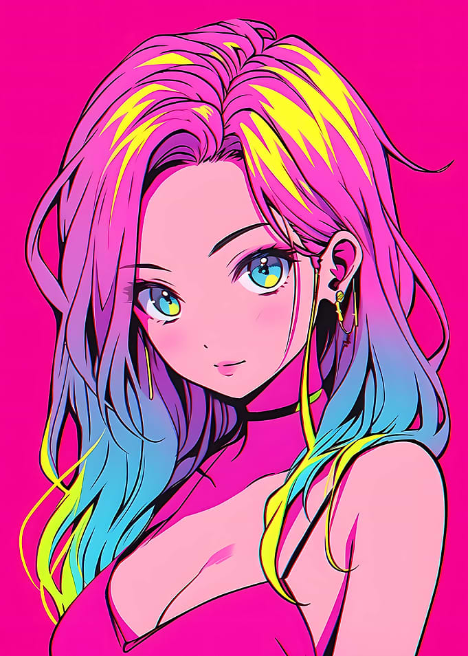 beautiful woman anime