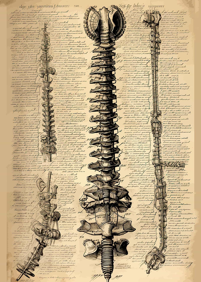 Human Spine Bone Medicine