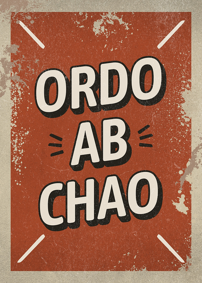 Ordo Ab Chao Latin Phrase