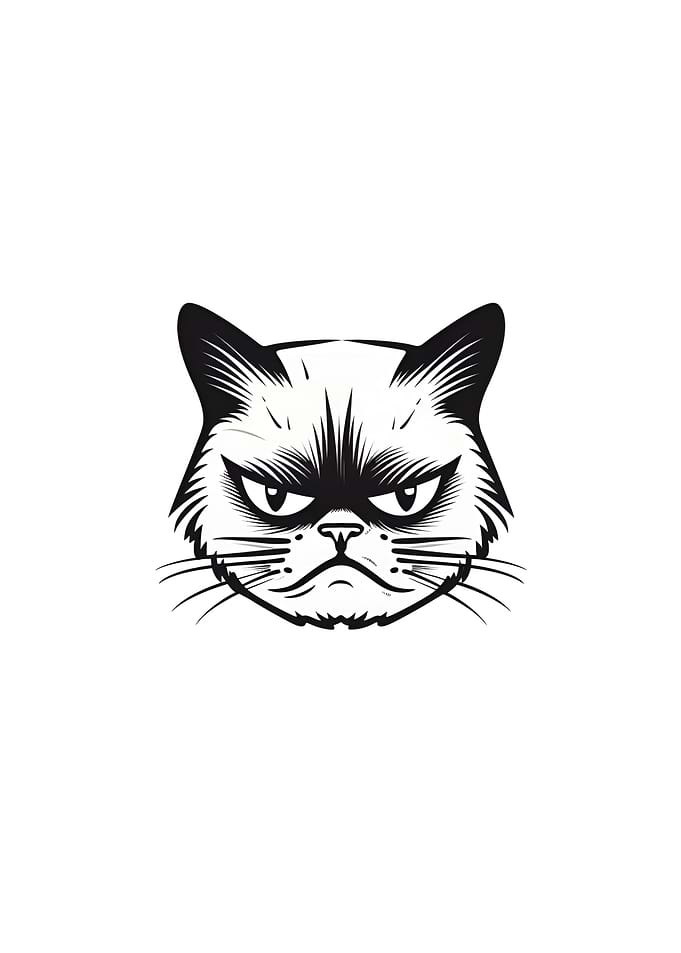 Grumpy Cat Drawing