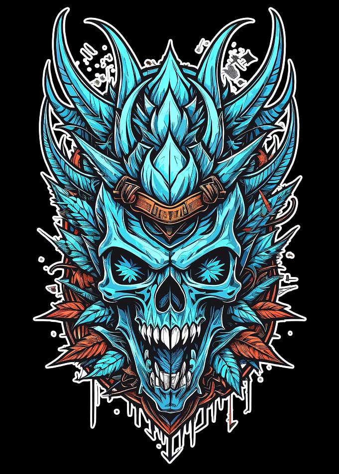 Metal Skull Artwork