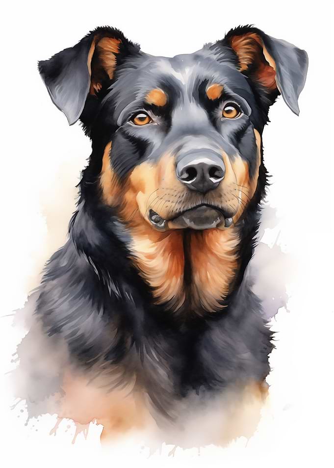 Beauceron portrait