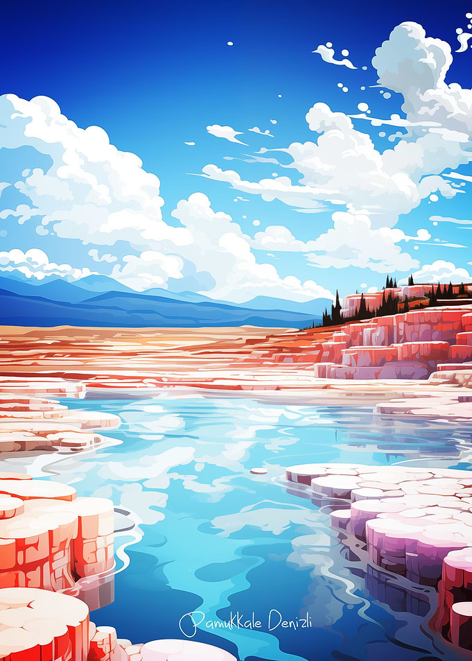 Pamukkale Denizli Painting