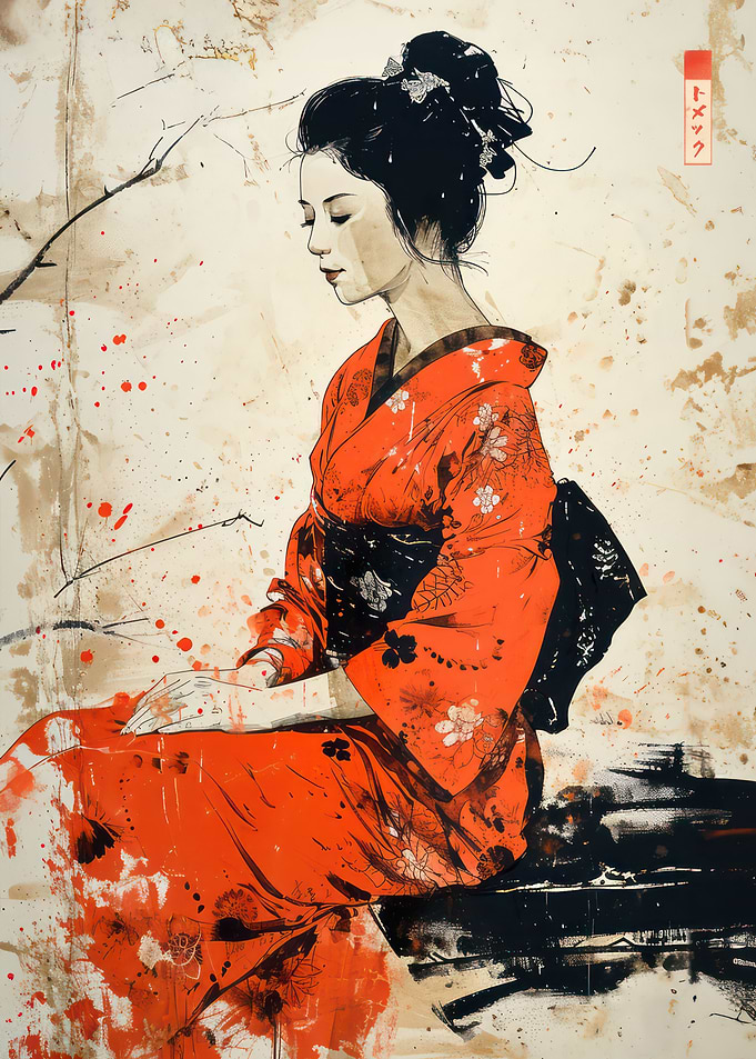 Sitting Geisha
