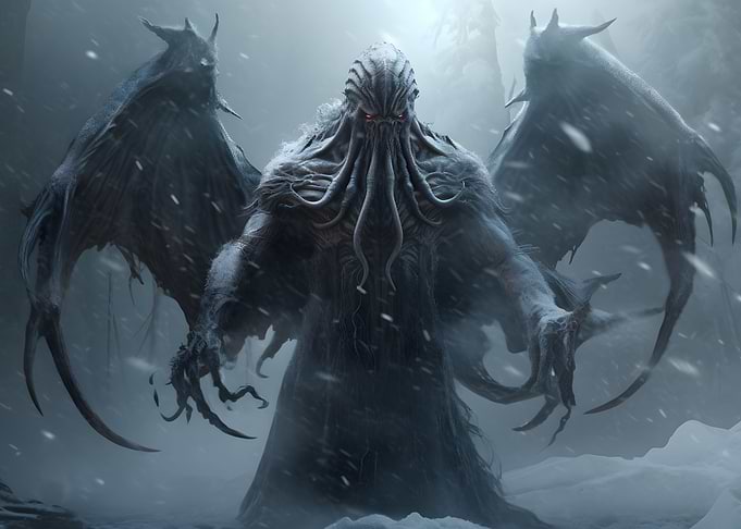 Winter Cthulhu Deco Art
