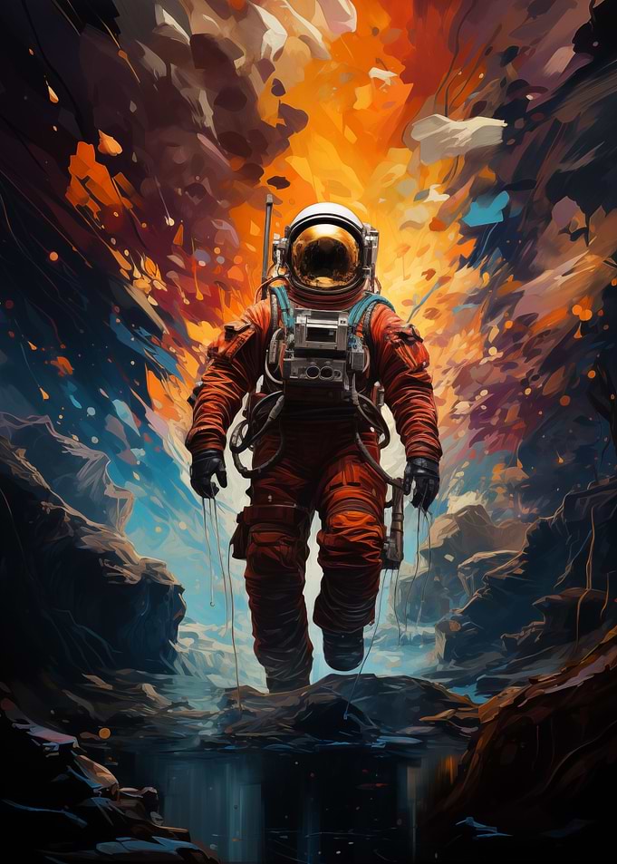 Astronaut acrylic version