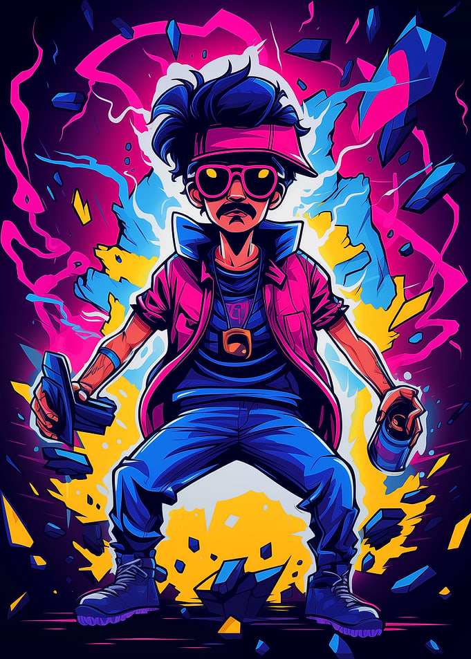 Cartoon Art Boy