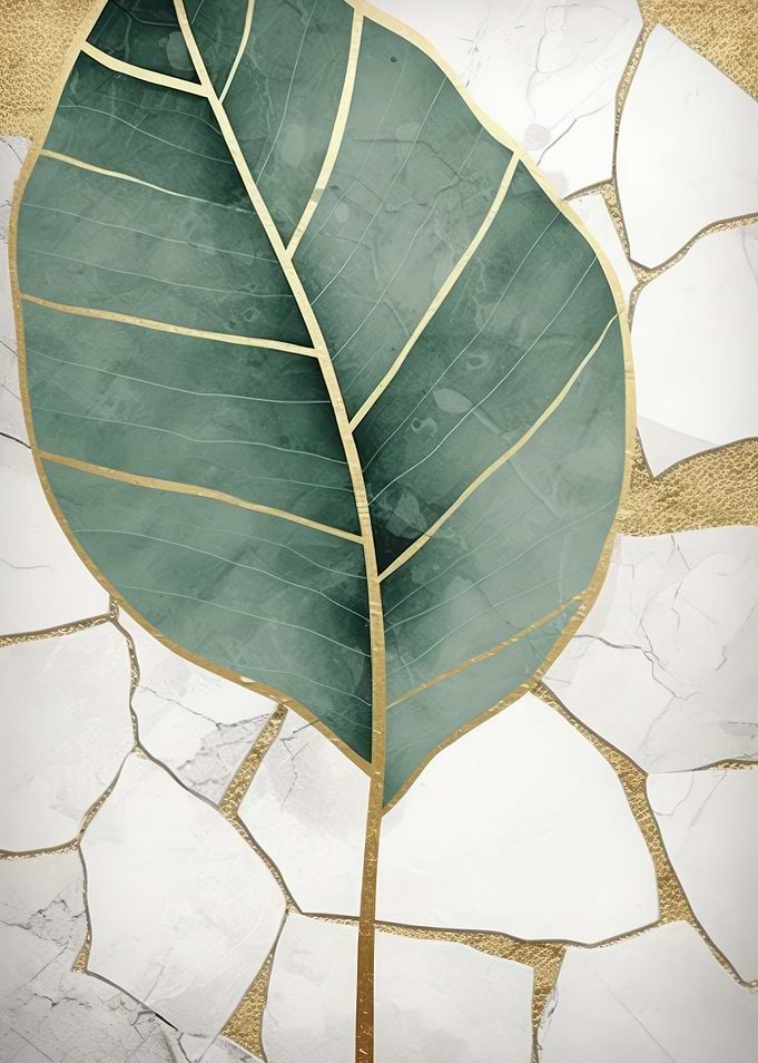 Abstract Gold Decor