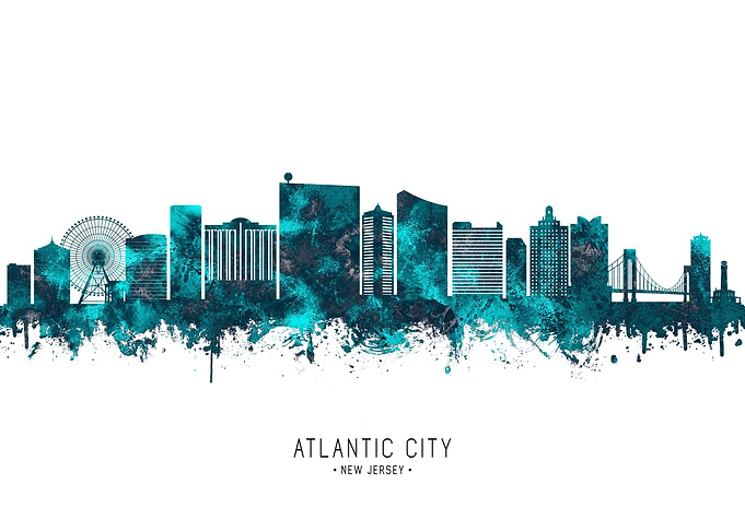 Atlantic City Skyline