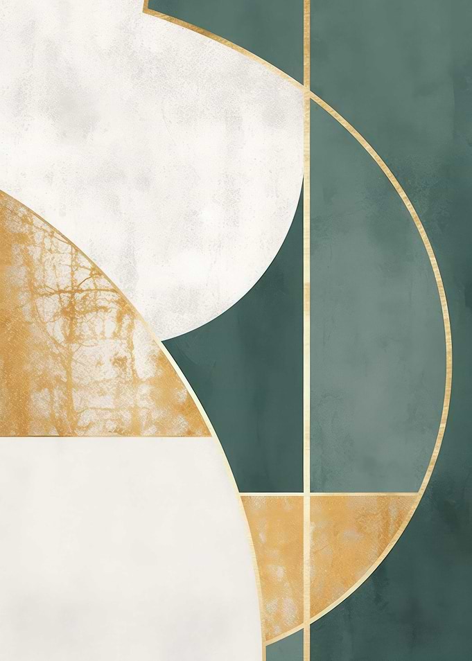 Abstract Gold Decor
