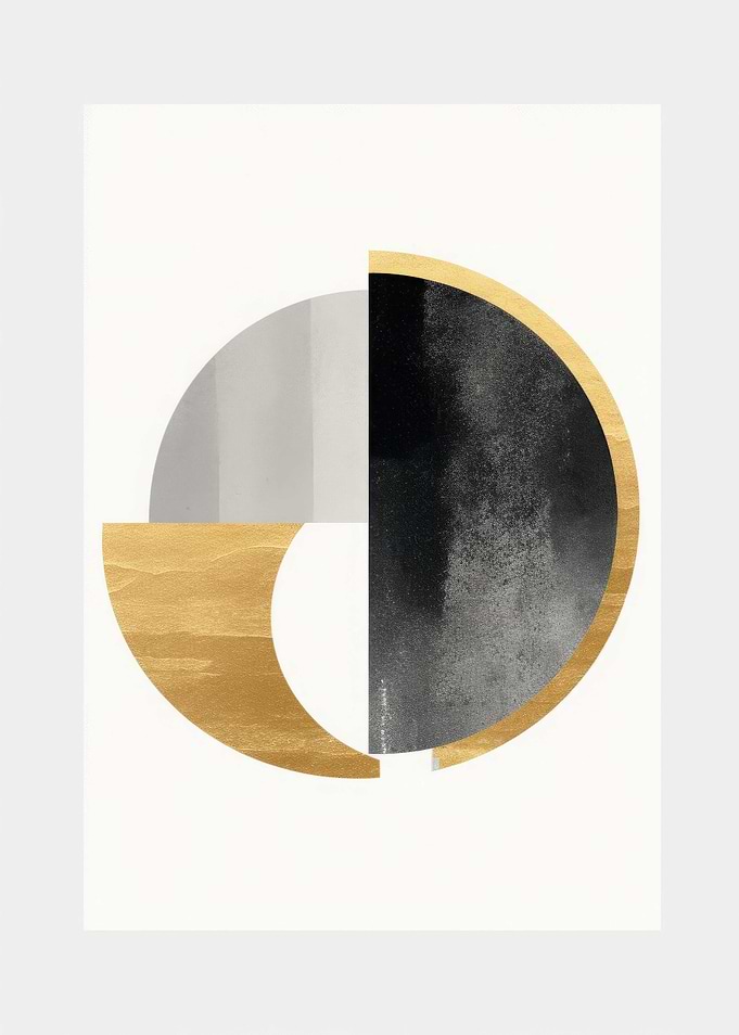 Abstract Gold Decor