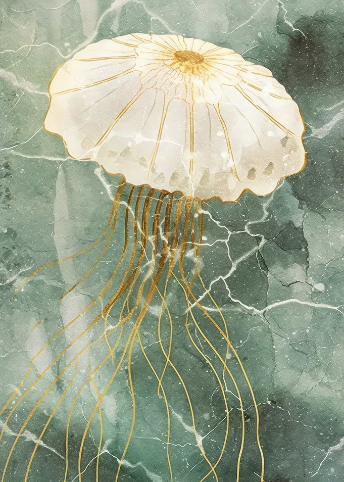Abstract Gold Decor