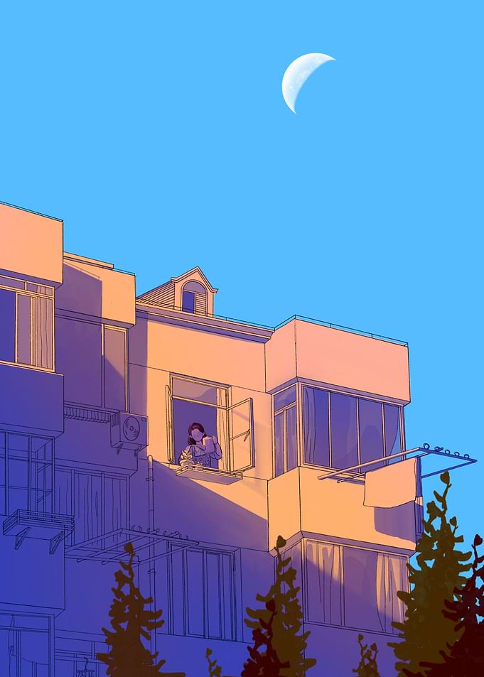 Building under light