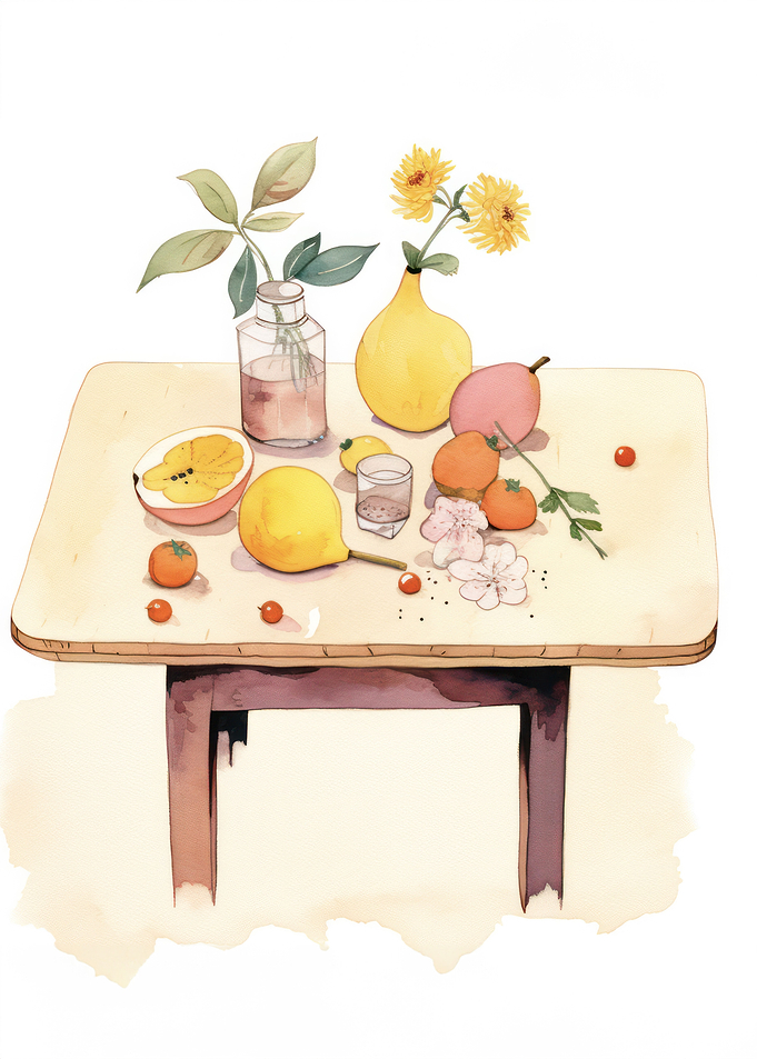 Retro Bloom and Harvest