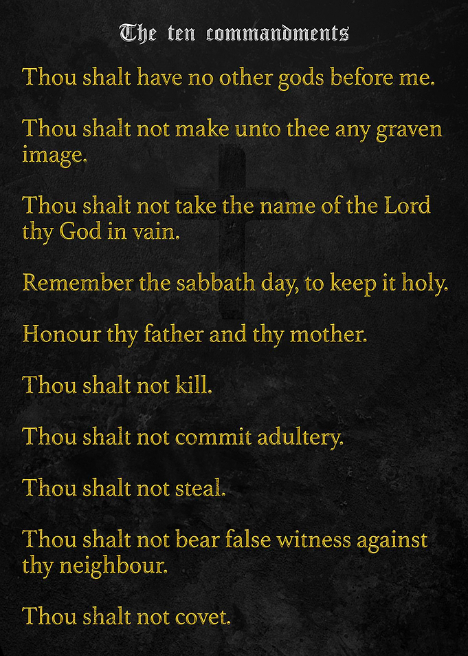 The Ten Commandments