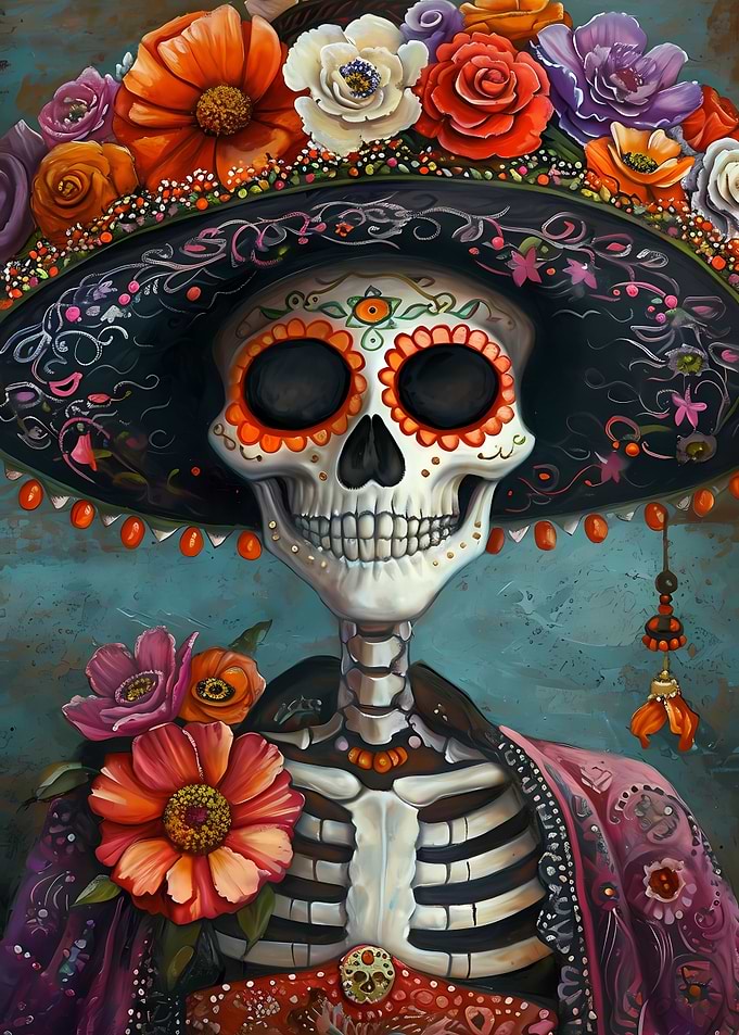 Floral Calavera