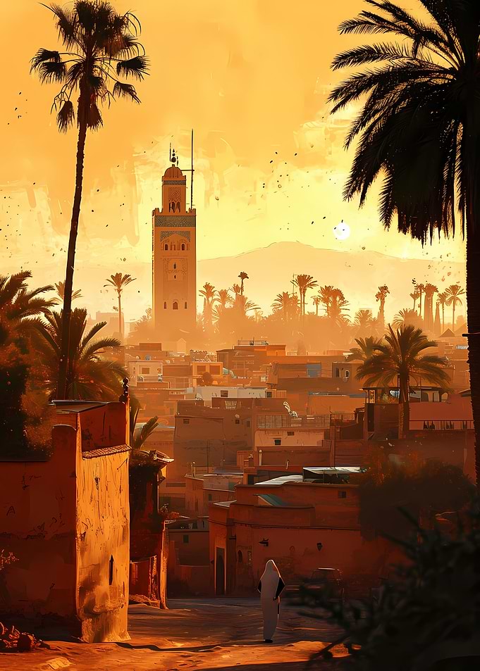 Sunrise in Morocco