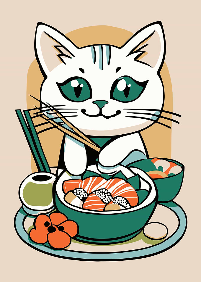 Sushi Sushi Sushi Cat