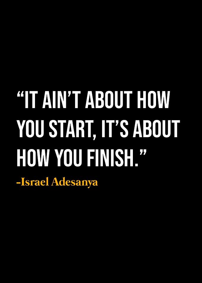 Israel Adesanya Quotes