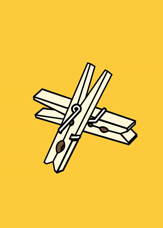 Pegs laundry