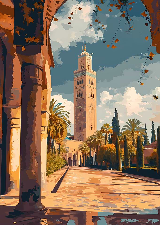 Moroccan Medina Street