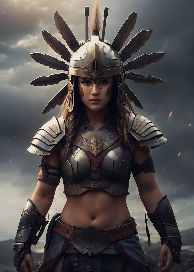 Strong warrior