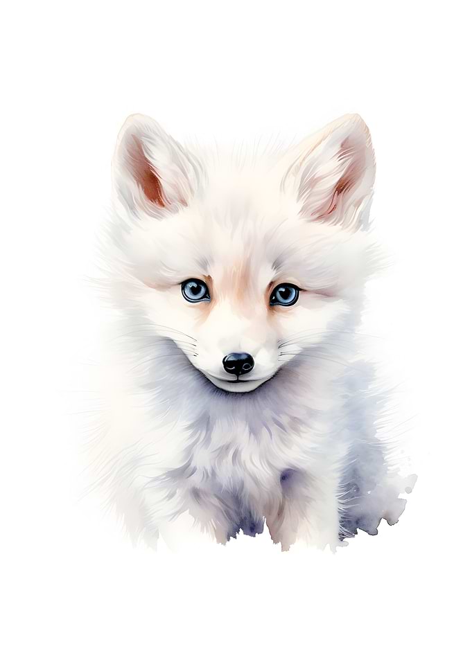 Baby Cute Arctic Fox