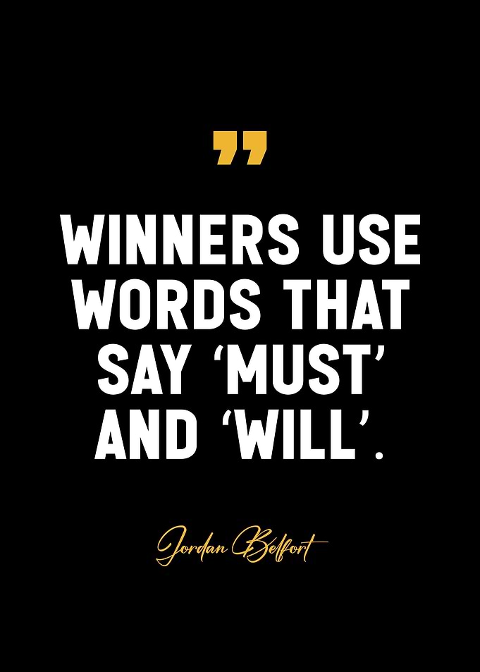 Jordan Belfort quotes